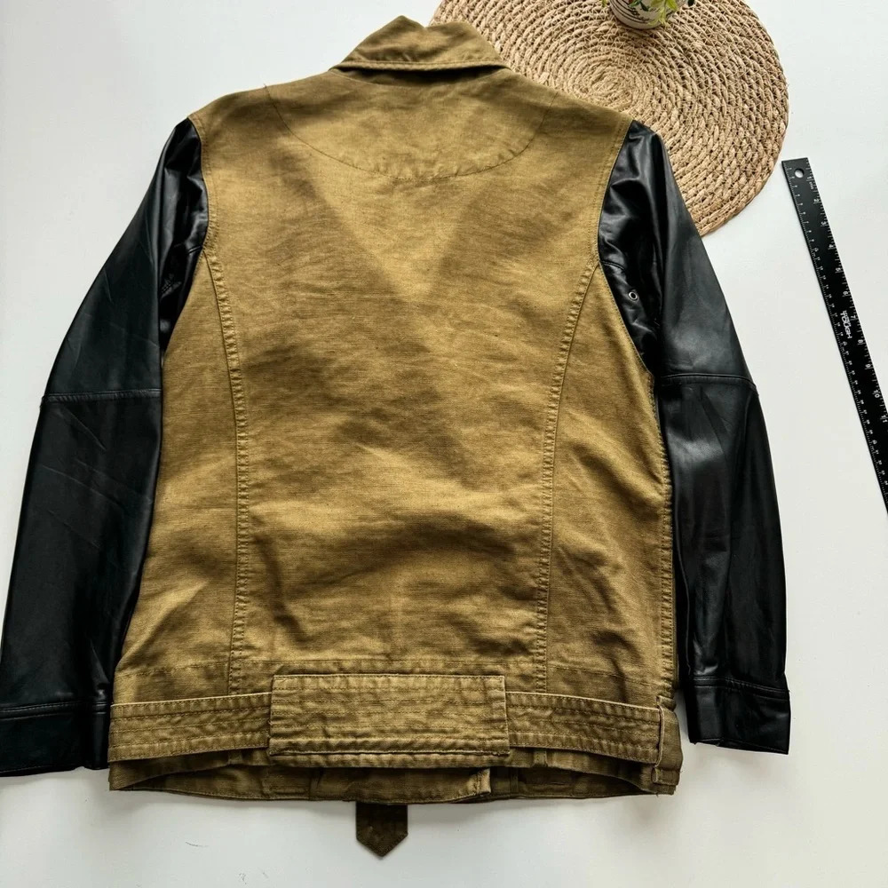 ARITZIA WILFRED FREE‎ Rayder Olive Green Linen Jacket Small - Picture 9 of 10